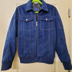 Zara suede effect trucker style jacket